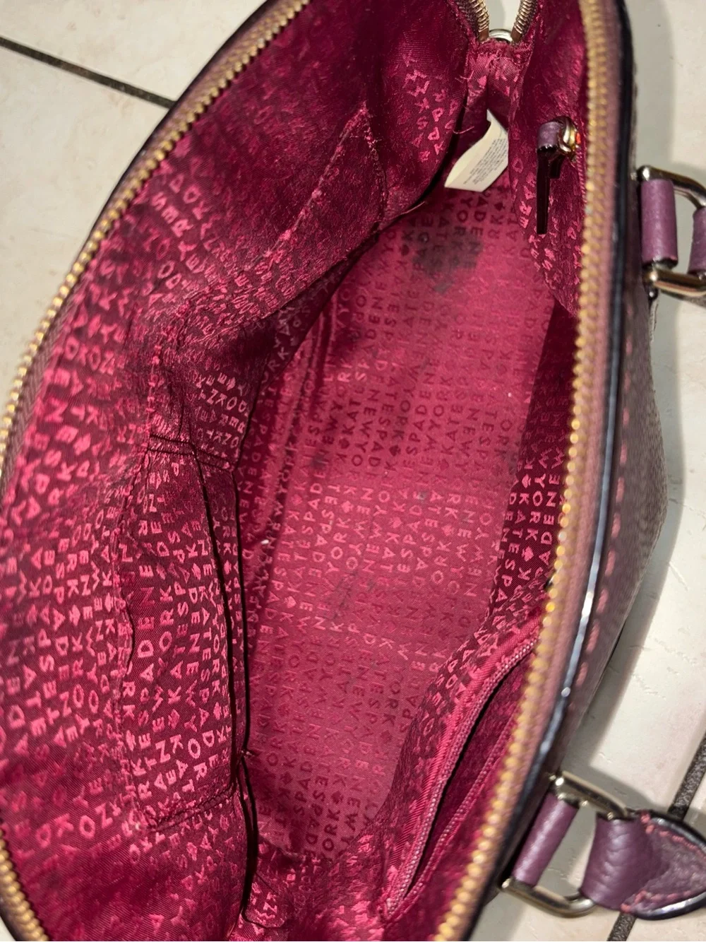 kate spade Leather purse/satchel + matching wallet